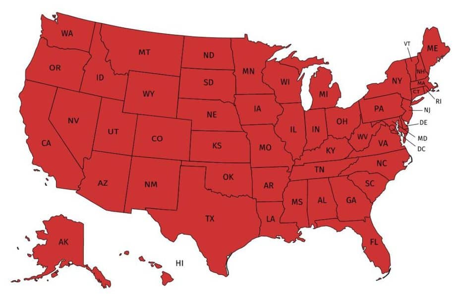 Pachygnata range USA